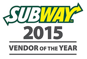 Subway® Vendor of the Year Award 2015