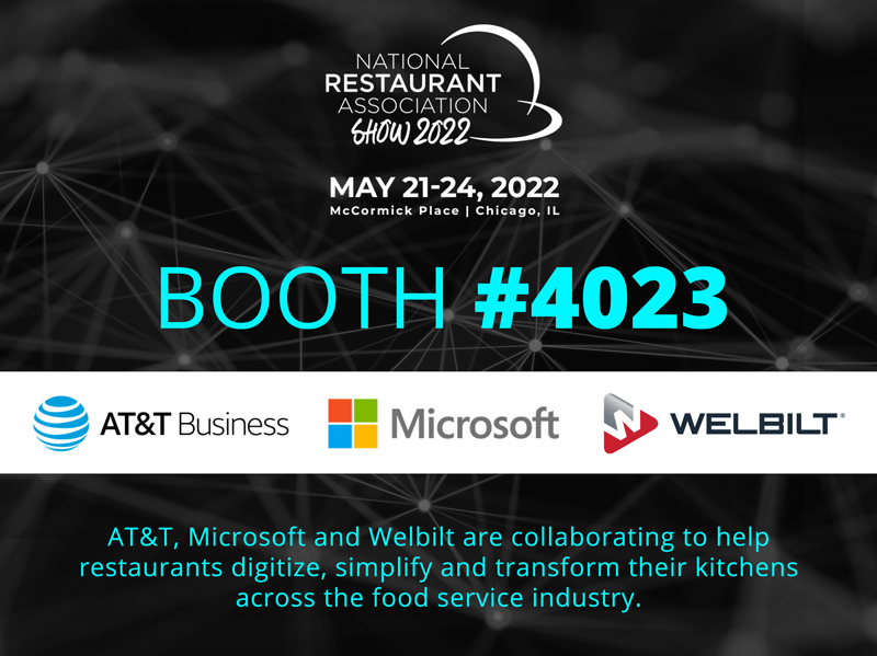 AT&T and Welbilt to Showcase Connected Kitchen at National Restaurant Association Show in Collaboration with Microsoft